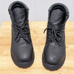 Nautica Men's Black Lace-Up Boots